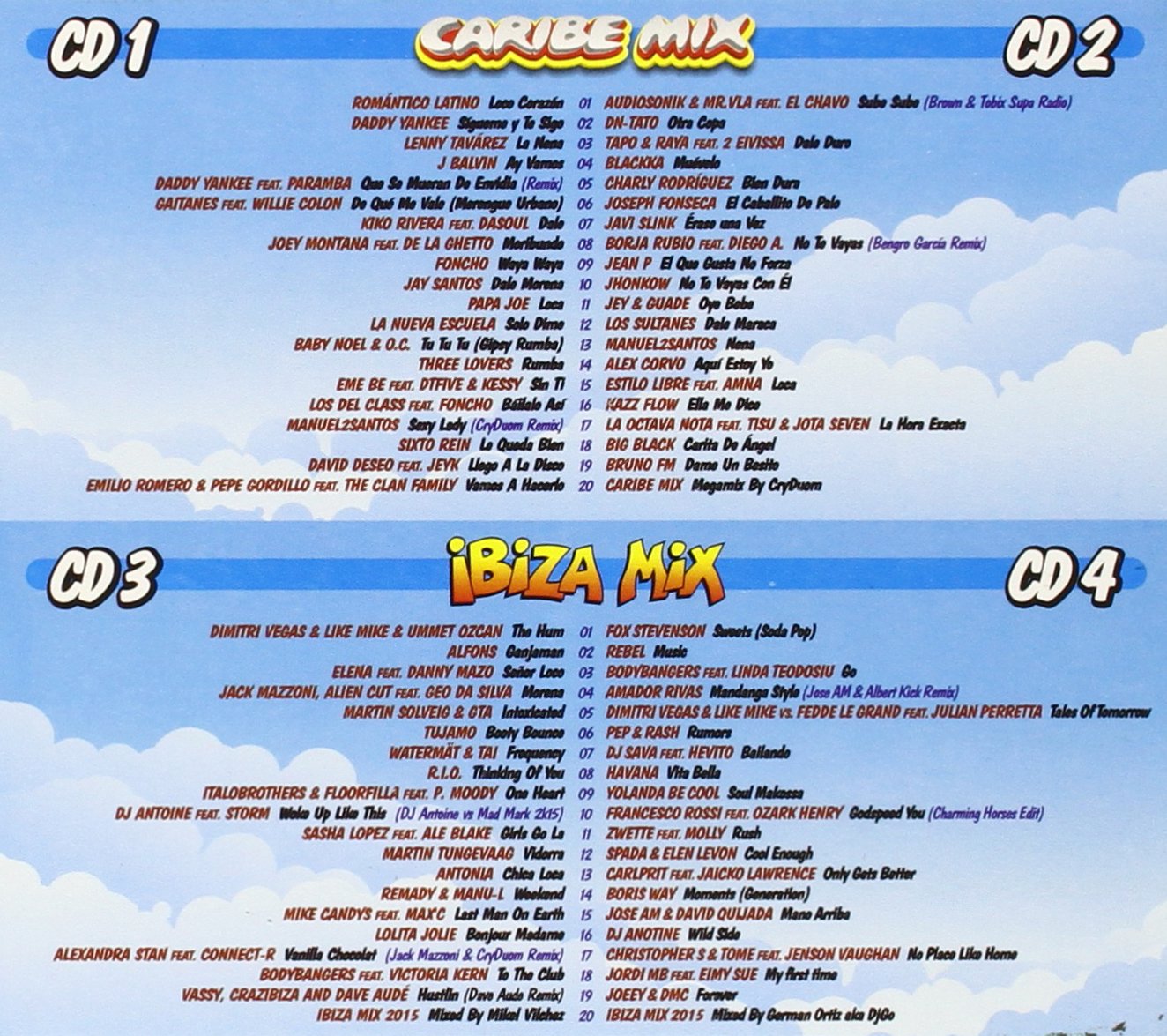 Caribe Mix And Ibiza Mix Amazon De Musik amazon de