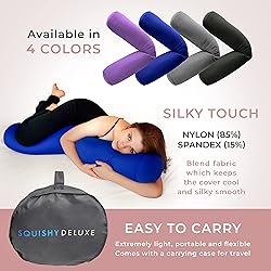 Squishy Deluxe Microbead Body Pillow with Silky
