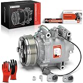 A-Premium Air Conditioner AC Compressor with Clutch | Compatible with Honda Fit 2007 2008, with 5-Groove Pulley