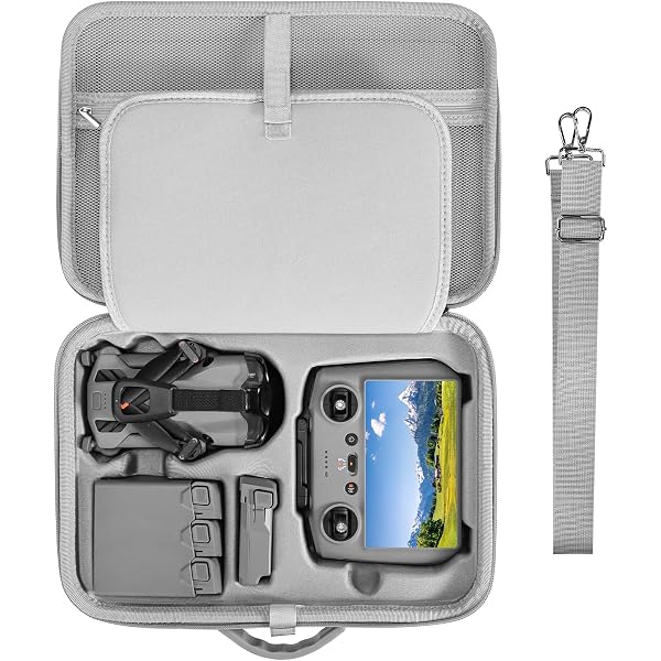 Étui De Transport Pour DJI Mini 5 Pro + Contrôleur RC-N3 - Housse EVA étanche, Protection Anti-chocs - Bandoulière Incluse