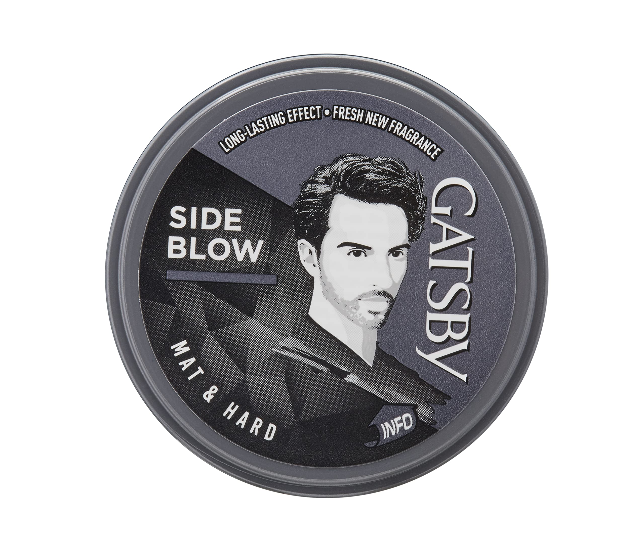 Gatsby Hair Styling Wax Matt & Hard 75g Grey