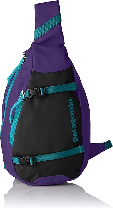 purple patagonia sling bag