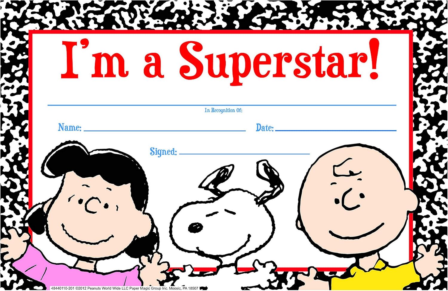 Eureka Back to School 'Super Star' Recognition Rewards for Kids, 36pc, 8.5'' W x 5.5'' H : Academic Awards And Incentives Supplies : Office Products