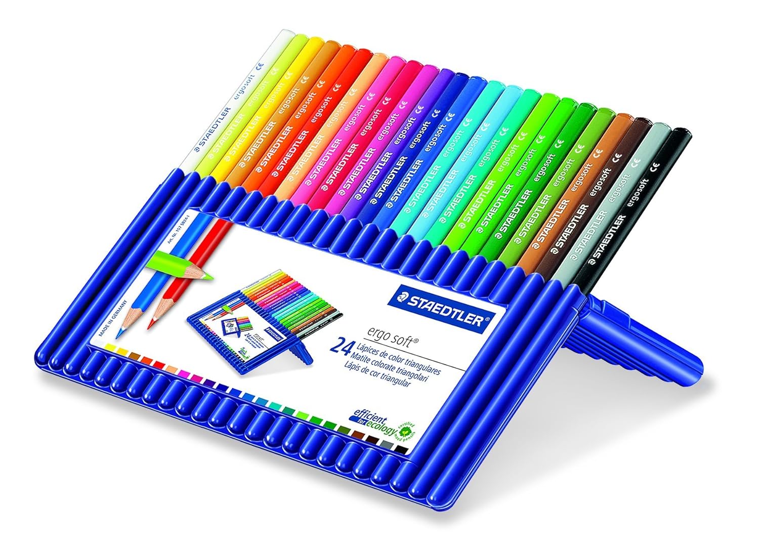 Staedtler 132958 ERGOSOFT Coloured Pencils, Wallet of 24 Amazon.co