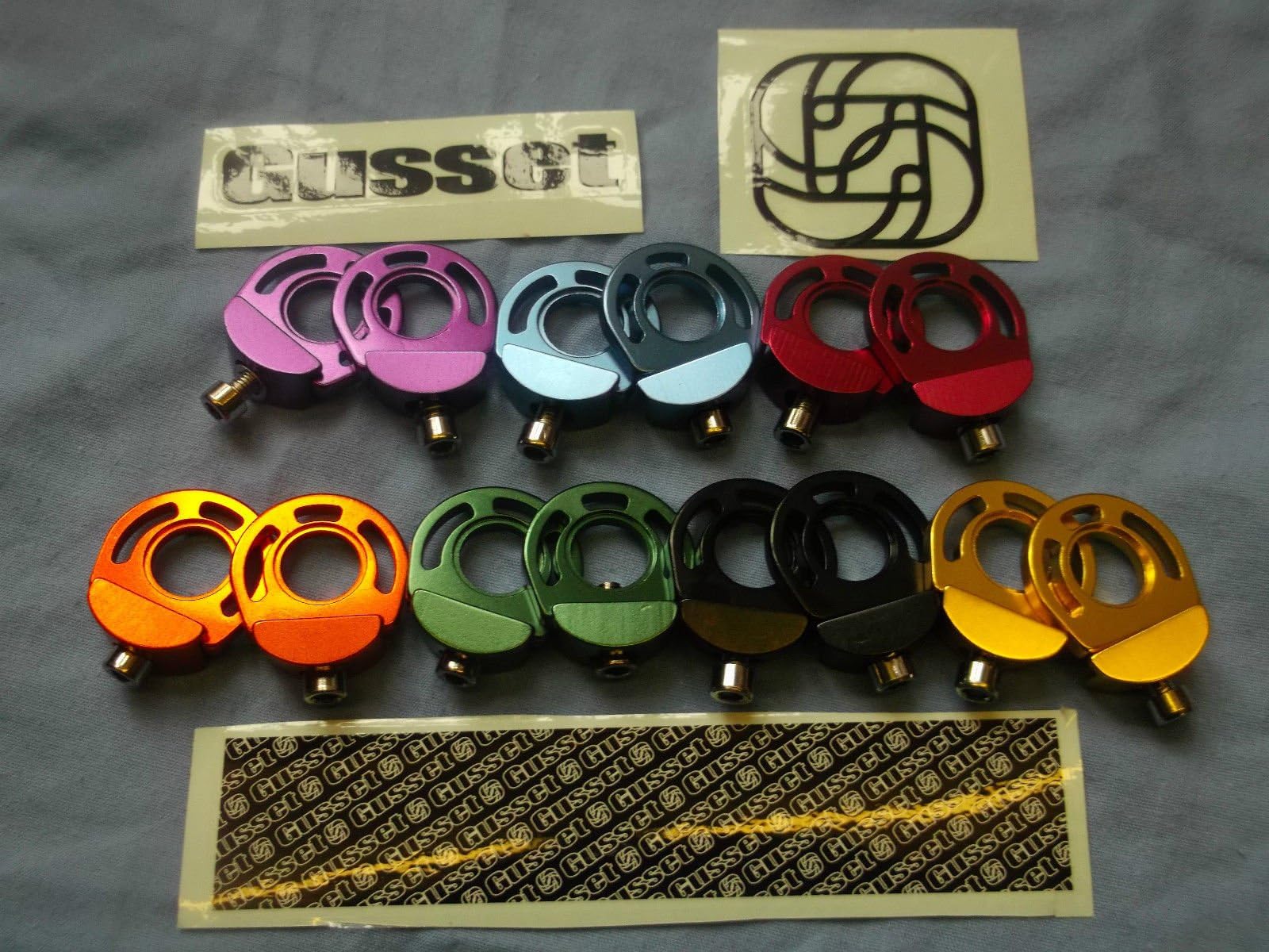 Gusset Chain Tensioners/Tugs 10/14mm - Collar in Black