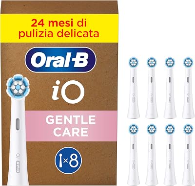 Testine di Ricambio iO Gentle Care, Bianche, 8 Ricambi