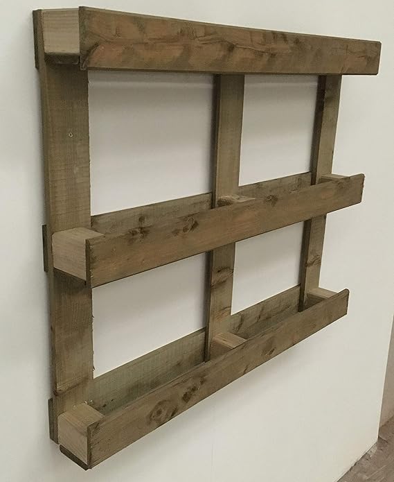 AD servicios Huerto Urbano Vertical Estilo Palet de Madera tratada ...