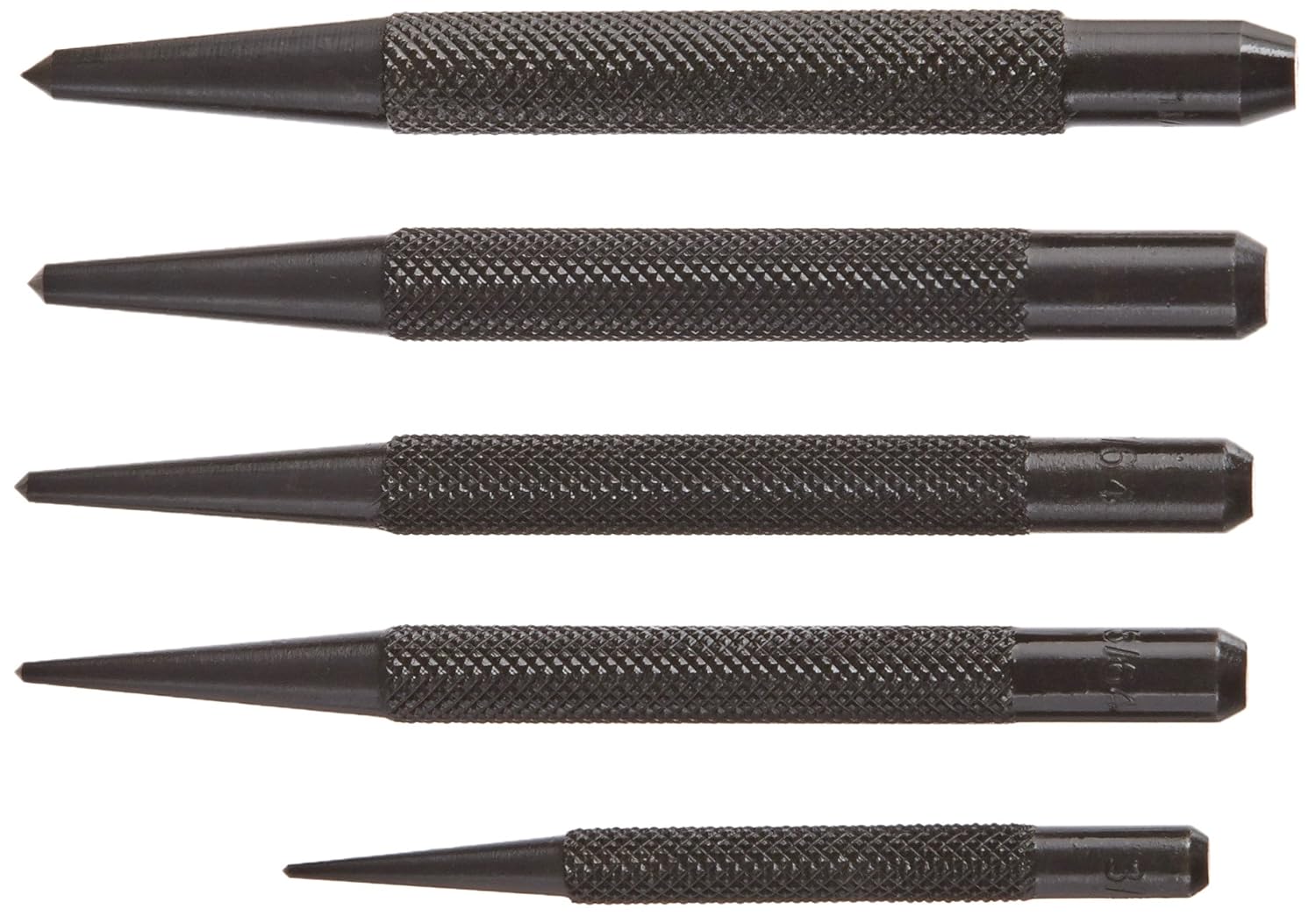 Fowler Full Warranty 525000150 Black Nitrate Center Punch 5 Piece