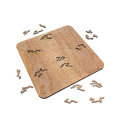 Buy Torched Mind Bending Diamond Fractal Wooden Jigsaw Puzzle Board Difficult Hard Tough Expert Puzzles For Adults And Kids 200 Pieces 11 3 X 11 3 Rdquo Online In Turkey B08wrv86lw