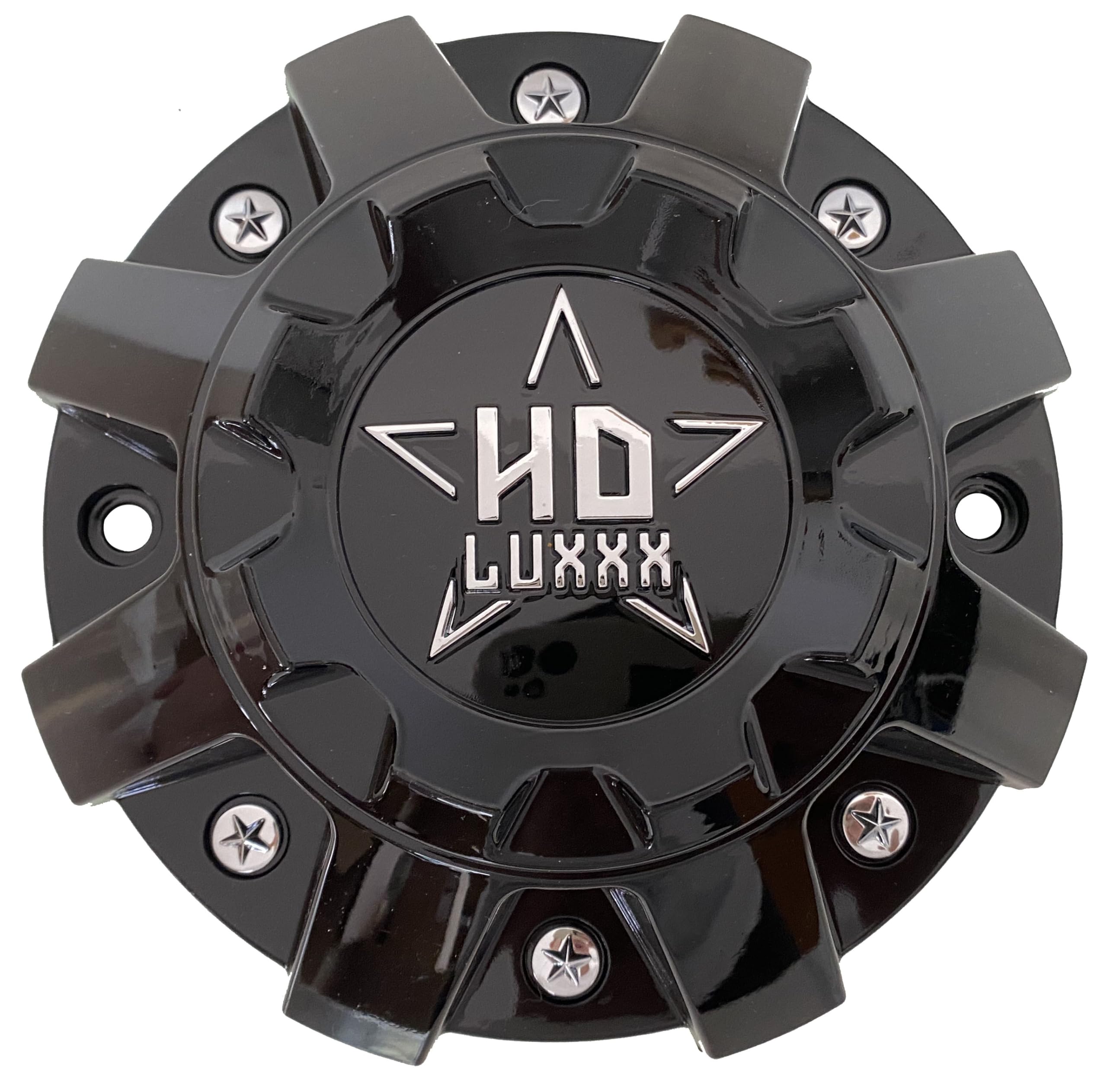 View 1 of 1Pc Wheel Center Cap 727L215 Black C-A37 Hub Cap for HD