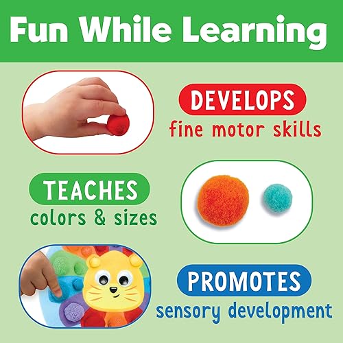 Creativity for Kids Pom Pom Pictures: Animals Preschool Learning