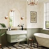 Dripex Gold Arched Mirror 60x90cm Wall Mounted or Leaning view 8