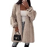 PRETTYGARDEN Long Cardigan Sweaters for Women Trendy Fall 2026 Oversized Knit Sweater Jacket Coats Winter Fashion Clothing