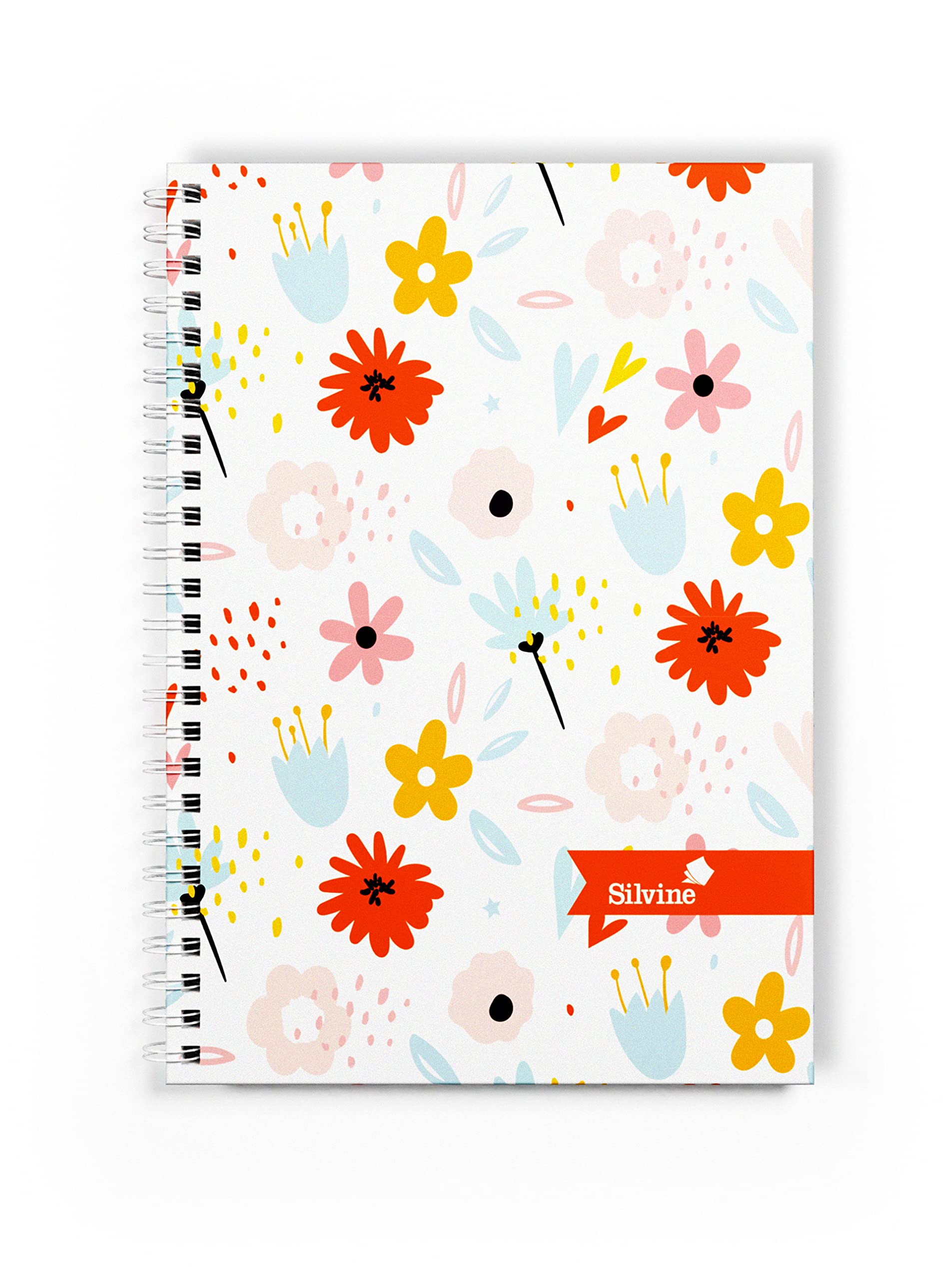 Silvine A5 Marlene West Hardback Notebook - Lined (140 Pages)
