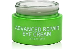 goPure Advanced Repair Eye Cream - Under Eye Cream for Puffiness, Bags, and Dark Circles, Visibly Improve the Look of Fine Lines, Wrinkles, and Crows Feet - 0.5 fl oz
