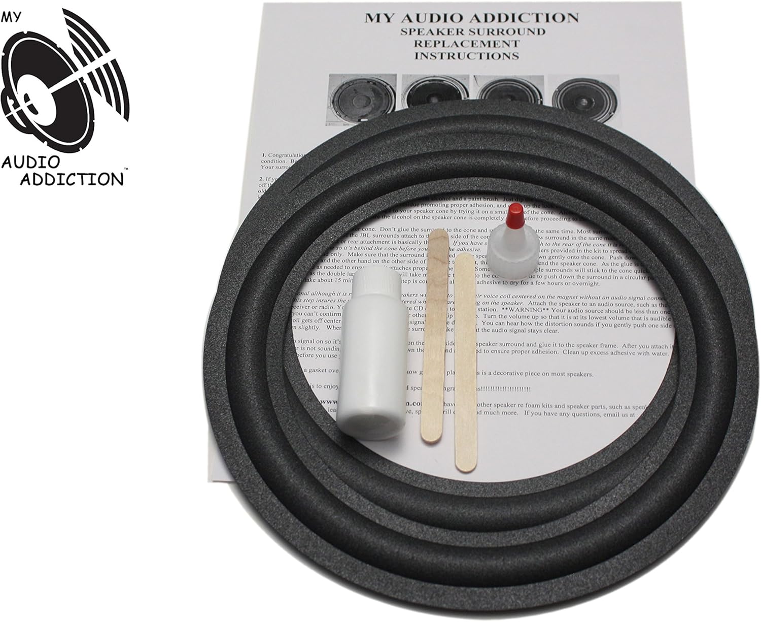 Speaker Surround Repair Kit For Infinity RSA, RSB RS5B RSII