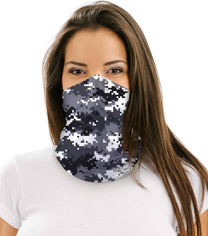 NuffSaid 12 in 1 Multifunctional Headwear Face Mask Headband Neck Gaiter