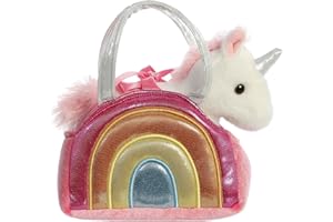 Aurora - Pet Carrier - 7" Over The Rainbow Unicorn, Multicolor