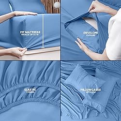 Utopia Bedding King Sheet Set – 4 Piece Bed