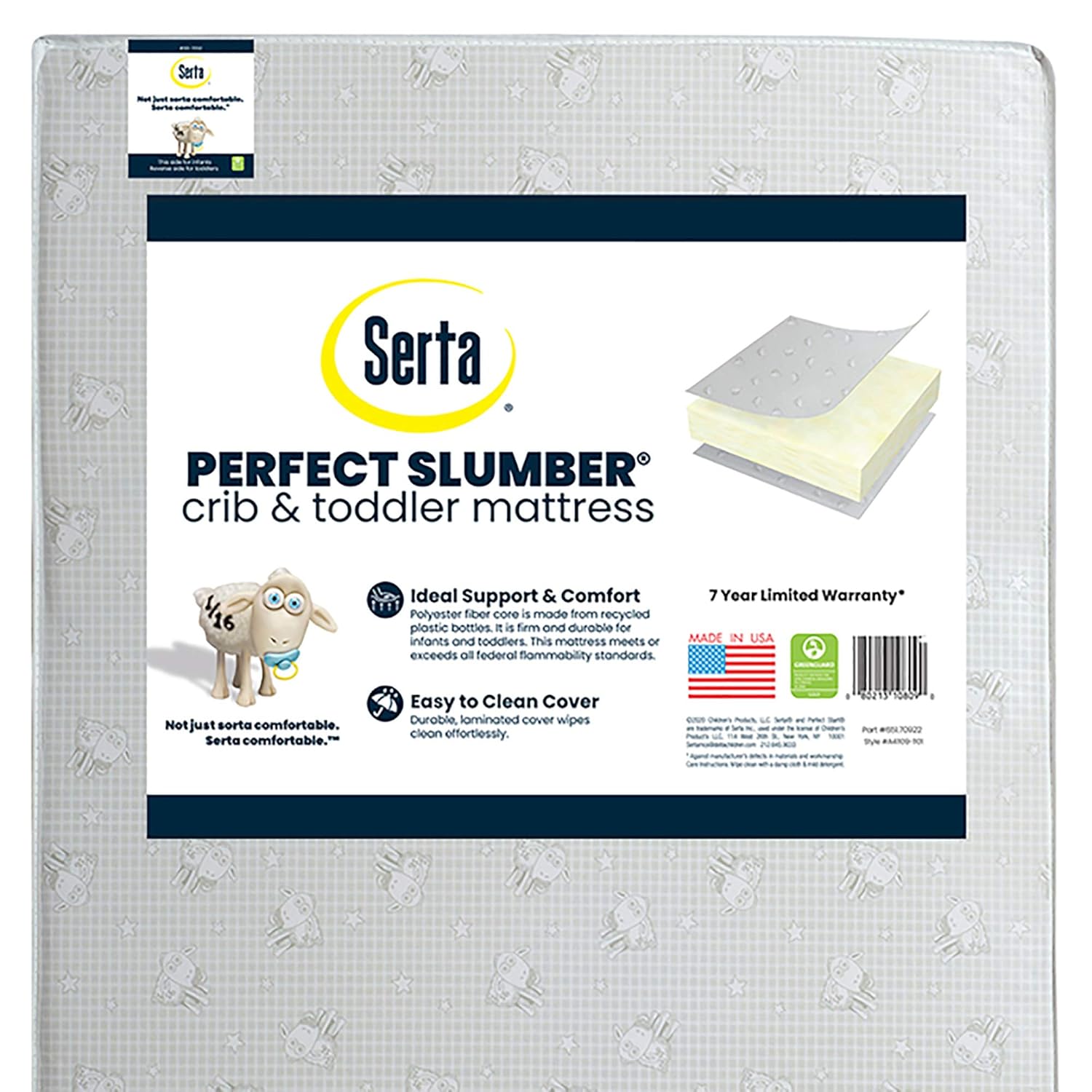 serta fiber core crib mattress