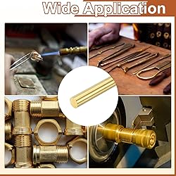 uxcell 1 Pcs 25/64"(10mm) Dia Brass Solid Round