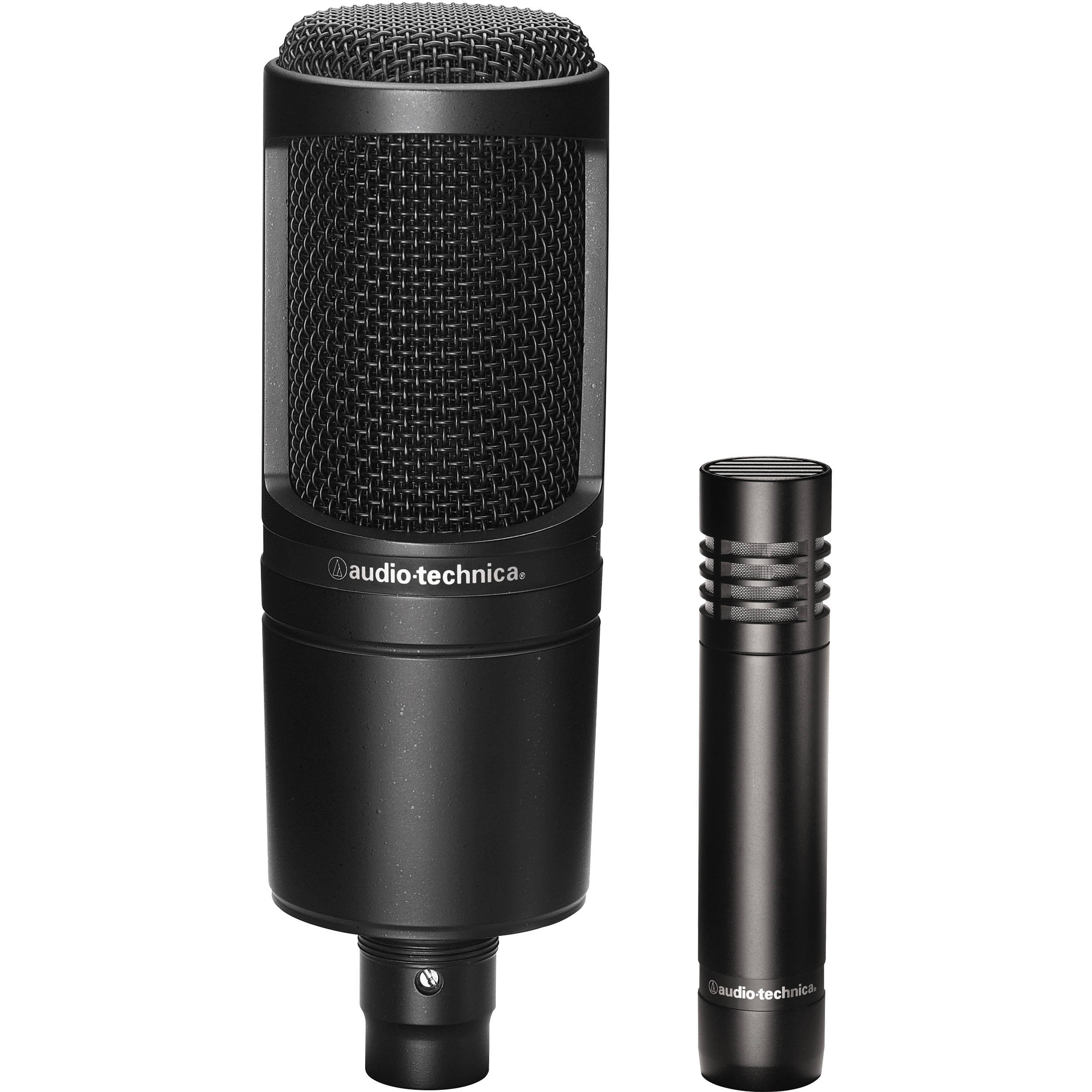 Audio-Technica AT2041SP Professional Studio Condenser Microphone Pack, Black