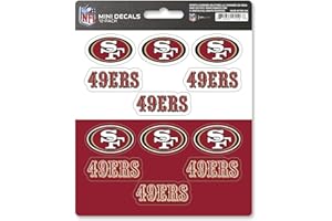 FANMATS NFL Unisex-Teen NFL Mini Decal 12-E2pk