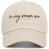 in My Mom Era Hat, Mama Hats for Women, First Time Mom Gift from Daughter Son, Embroidered Womens Baseball Caps