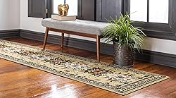 Unique Loom Taftan Collection Border Geometric