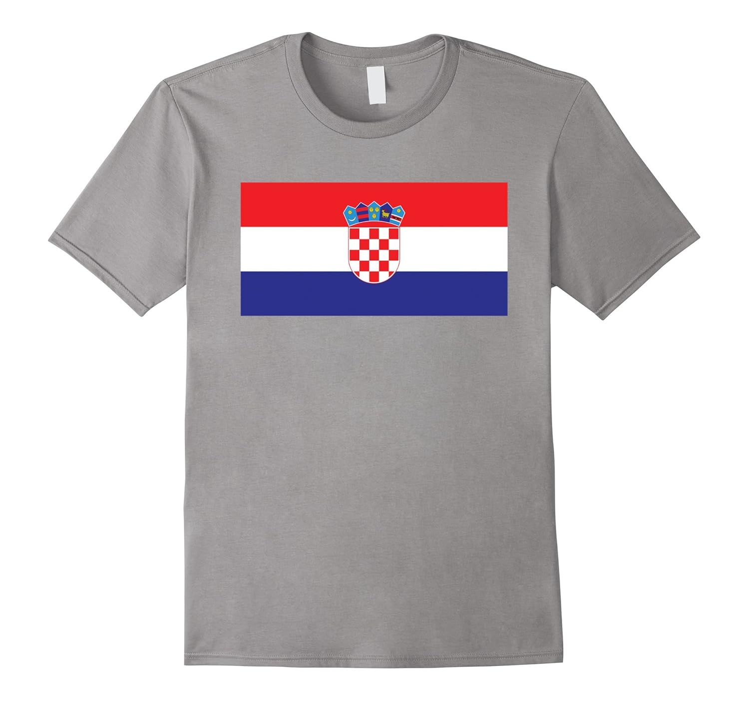 Flag of Croatia T-Shirt - Authentic Scale-Rose