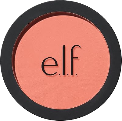 e.l.f. Primer-Infused Blush - Long-Wearing Matte Finish, Medium Coverage, Vegan