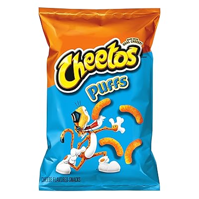 Cheetos Cheese Flavored Snacks, Jumbo Puffs, 9.5 Ounce (Pack of 4)