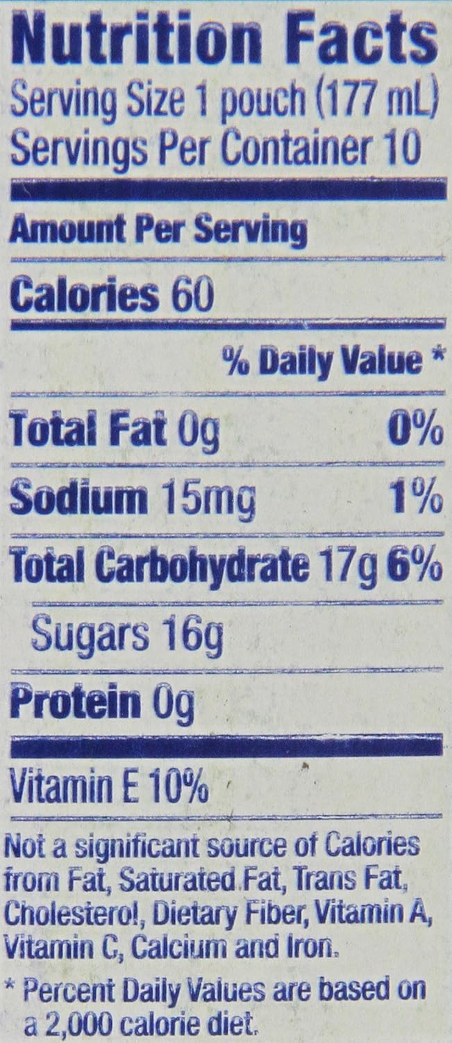 Capri Sun Nutrition Facts Pacific Cooler Blog Dandk
