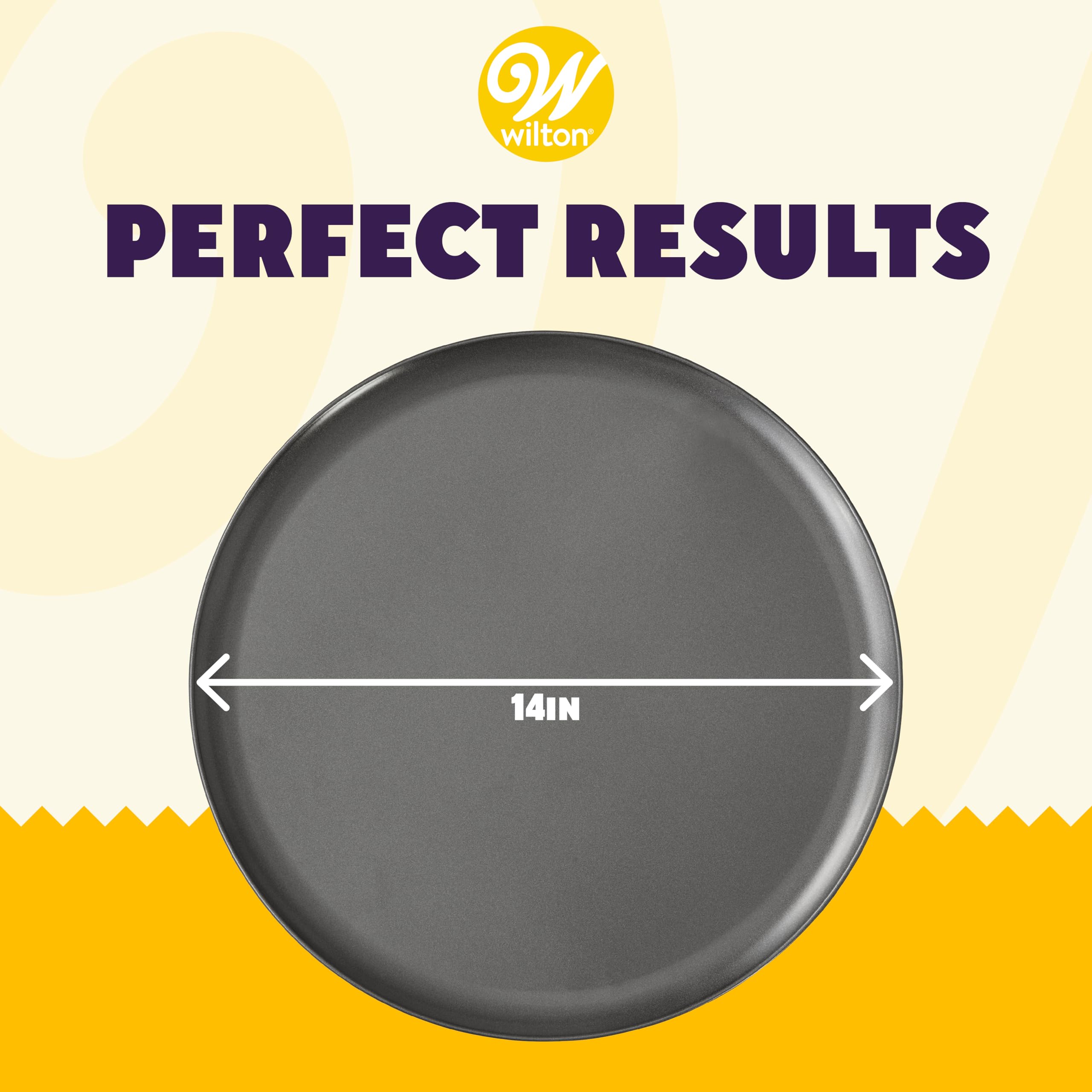 Wilton Perfect Results Premium Non-Stick Pizza Pan, 14 Inch