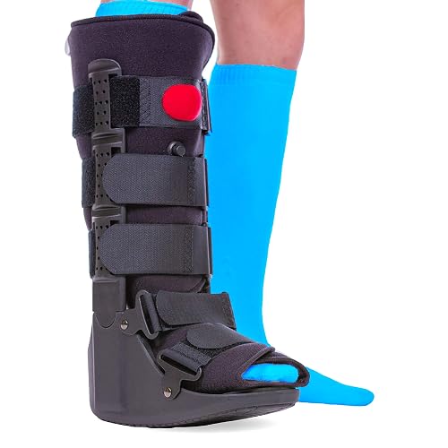 BraceAbility Tall Pneumatic Walking Boot | Orthopedic CAM Air Walker ...