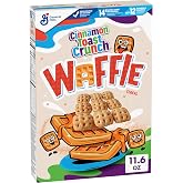 Cinnamon Toast Crunch Waffle Breakfast Cereal, 11.6 oz | Mini Waffle-Shaped Pieces, 14g Whole Grain, Good Source of Calcium, 12 Vitamins &amp; Minerals