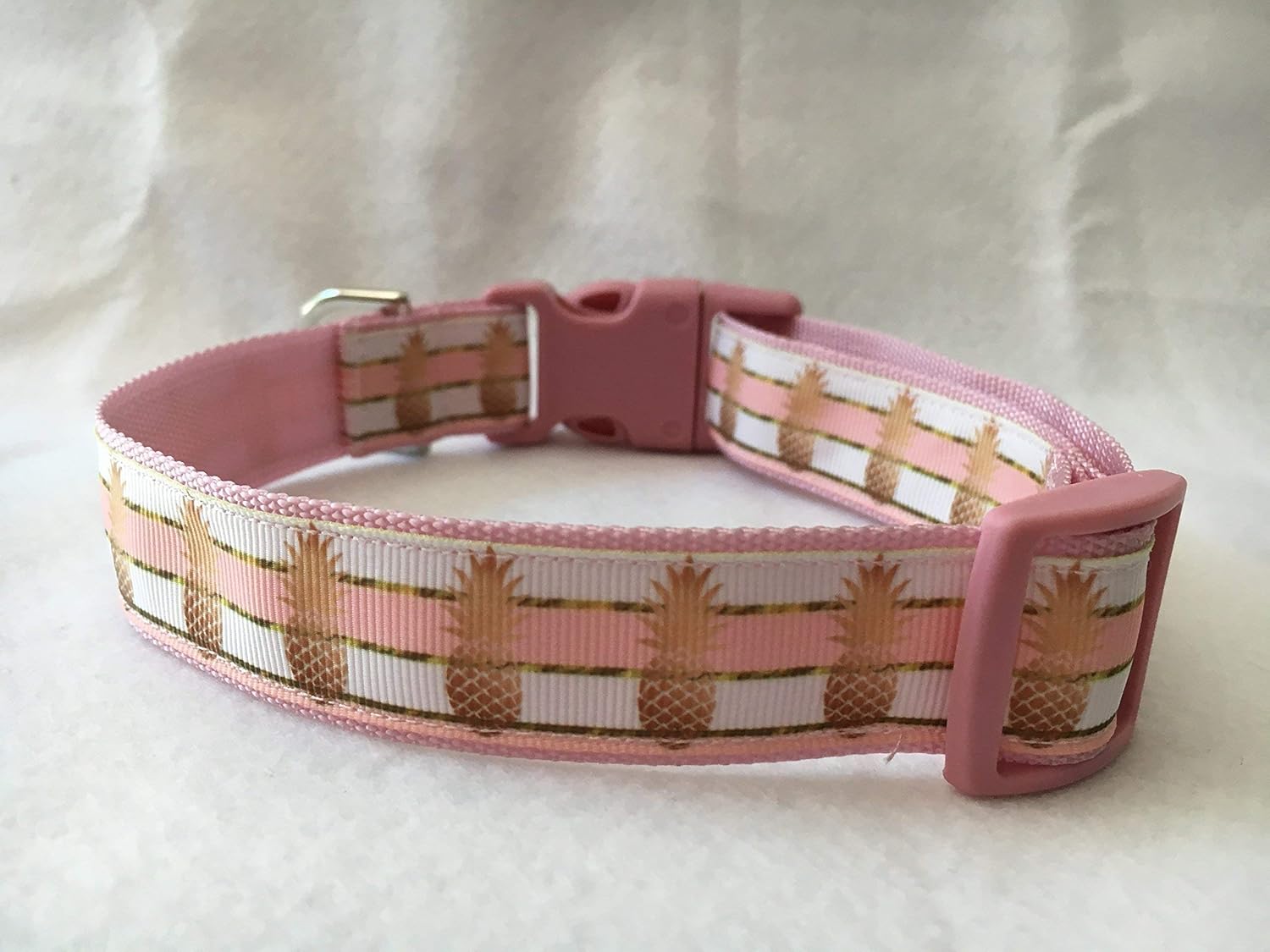 Pineapple Dog Collar, Puppy Collar, Custom Dog Collar