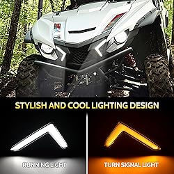 SAUTVS LED Turn Signal Fang Lights for Yamaha