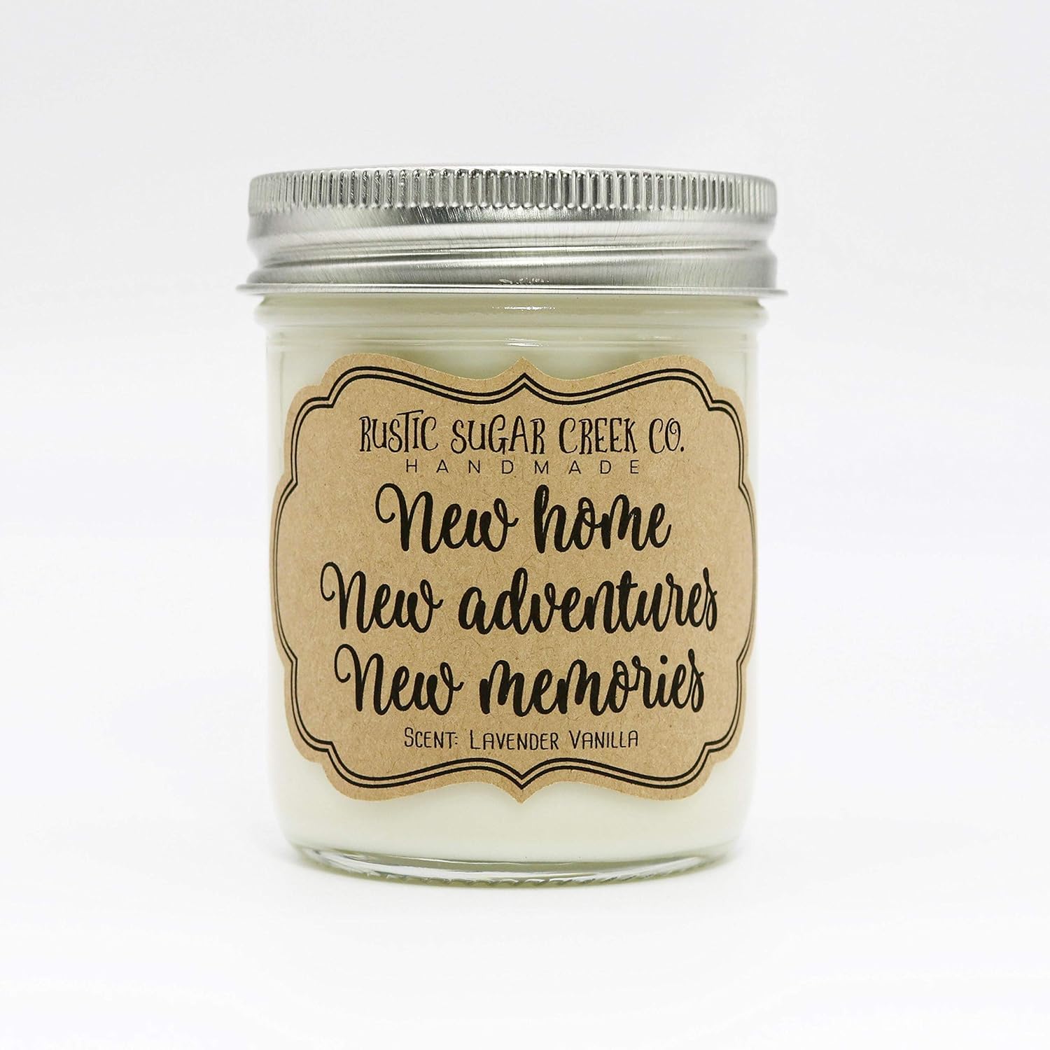 New Home New Adventures New Memories Candle, Housewarming