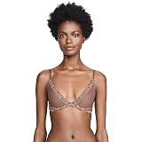 Natori Women's Feathers Contour Plunge Bra - Sheer Lace & Mesh Deep Plunge Bra, Adjustable Straps 7 thumbnail image