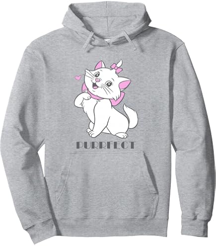Amazon.com: Disney The Aristocats Marie I'm A Lady Text Zip Hoodie