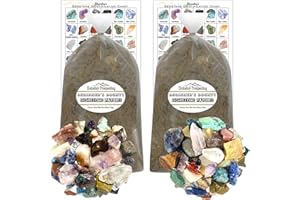 Sluiceboy Prospecting - Gem Mining Rough Stone Mix | 8 POUNDS of Paydirt | 2 Pack Special | Guaranteed Gemstones | Mining Rock Dig Gem Dig