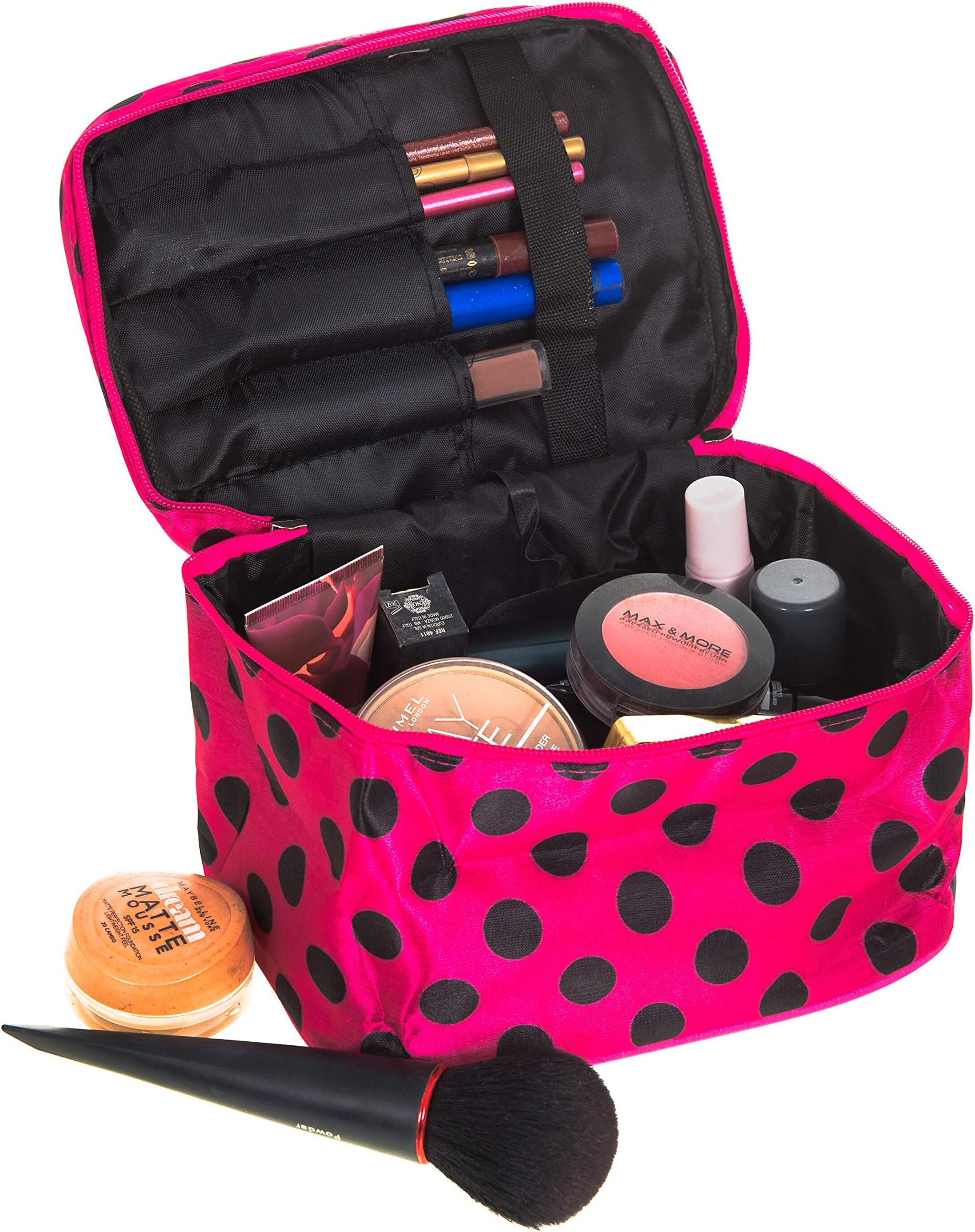 Carmen® LADIES MAKEUP BAG ORGANISER WASH MAKE UP COSMETIC CASE TRAVEL TOILETRY MONEY - TRUSTED UK SELLER & STOCK