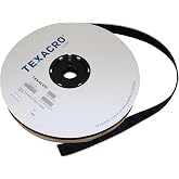 TEXACRO Brand Loop 71 PSA 32 - 25 Yard Roll 1" Wide, Black