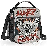 Clastyle Street Graffiti Insulated Kids Lunch Bag Large Thermal Cooler Bag for Boy Picnic School Lunch Box Tote, Skeleton Wing