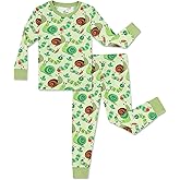 NewSeed Kids 2-Piece Soft Bamboo Viscose Clothing Set, Long Sleeve Top & Pants, Everyday Outfit for Toddler Boys & Girls