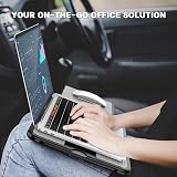 AboveTEK Portable Laptop Lap Desk with Retractable Mouse Pad Tray 15.6" view 2