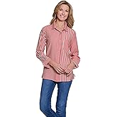 MULTIPLES Womens Clothing | 1-Button Turn-Up Cuff Long Sleeve Button Front Hi-Lo Shirt | Dressy & Casual Clothing For Women
