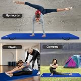 Xn8 Sports Tri-Fold Gymnastics Mat 6cm Thick 6Ft Long Non-Slip PU Leather view 2