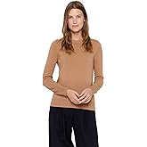 State Cashmere Women’s Essential Crewneck Sweater 100% Pure Cashmere Classic Long Sleeve Pullover